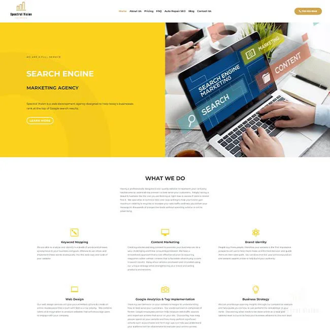 Spectral Vision Media Web Design Agency in Vancouver