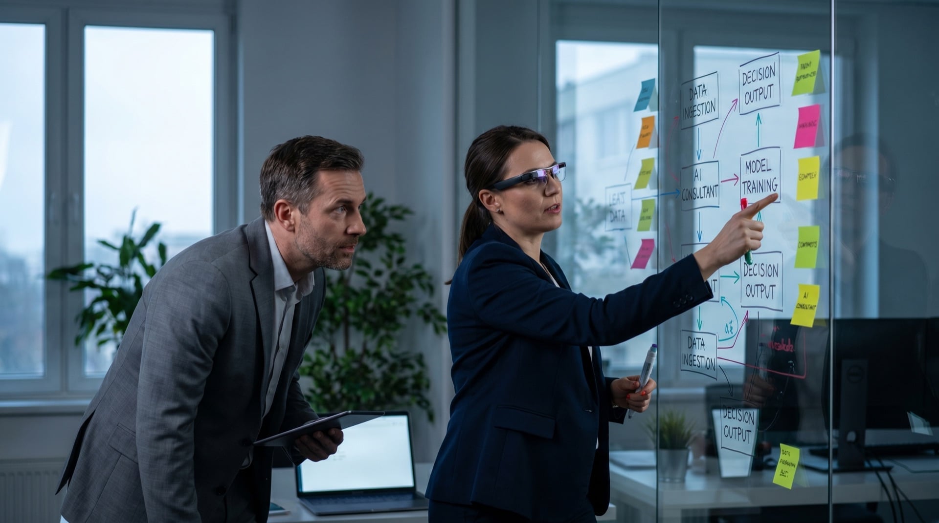 AI consulting strategy session at Spectral Vision